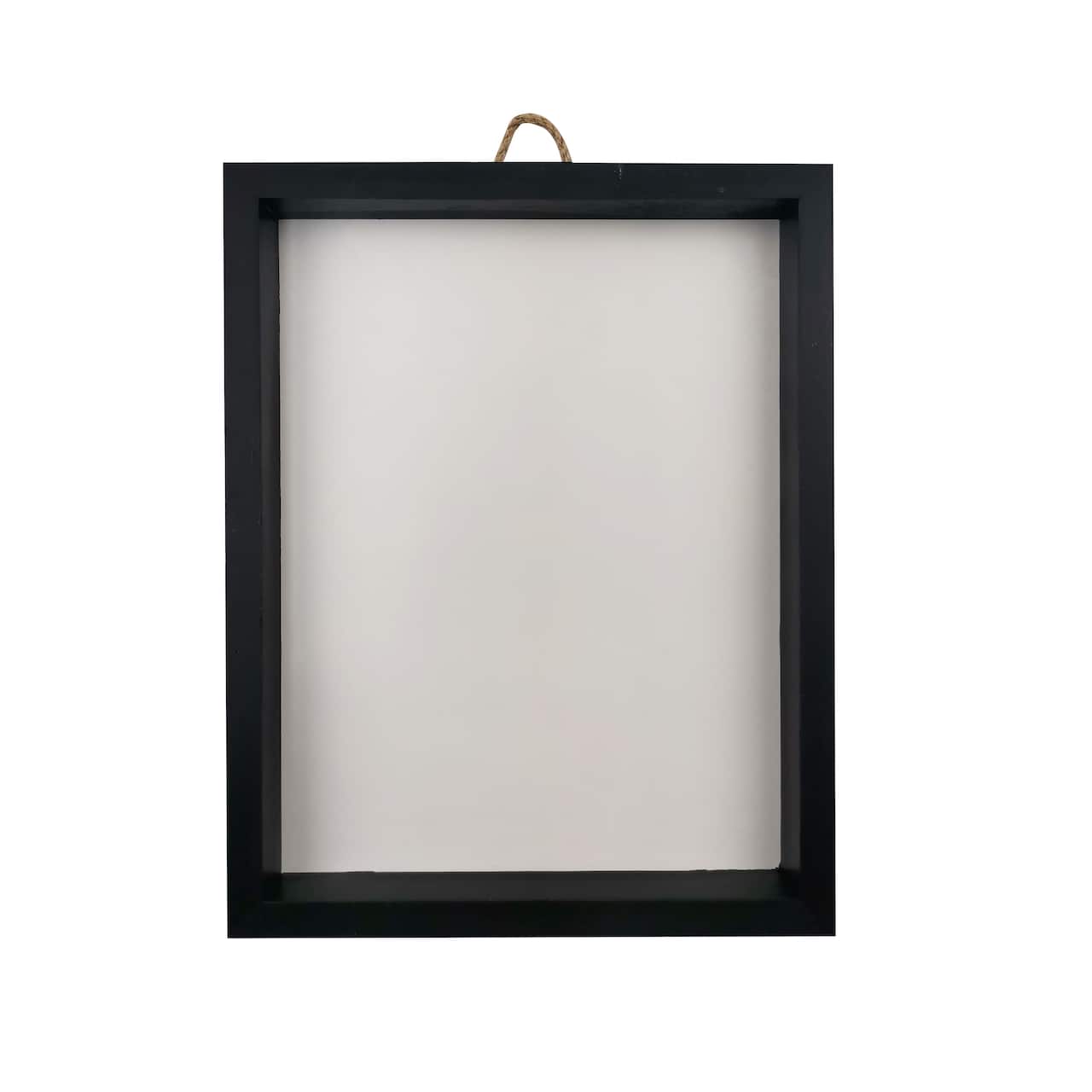 6 Pack: 8" x 10" White Plaque with Black Frame by Make Market®